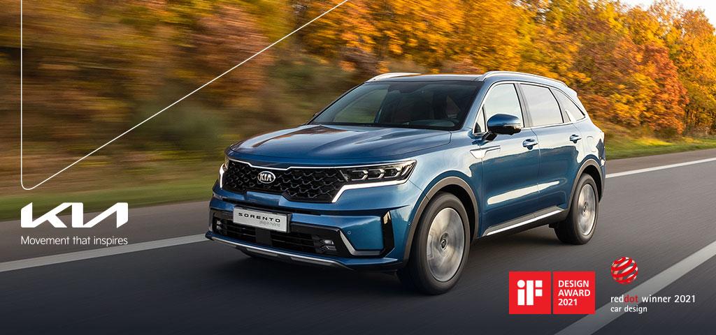 Kia Sorento отримує дві престижні нагороди Red Dot і iF design awards